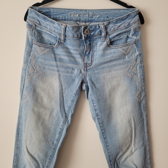 American Eagle Super Stretch Low Rise Jegging Size 4 - Picture 4 of 11